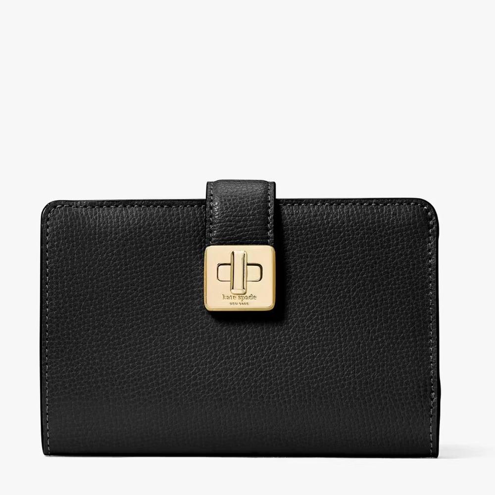 KATE SPADE PHEOBE MEDIUM BLACK WALLET